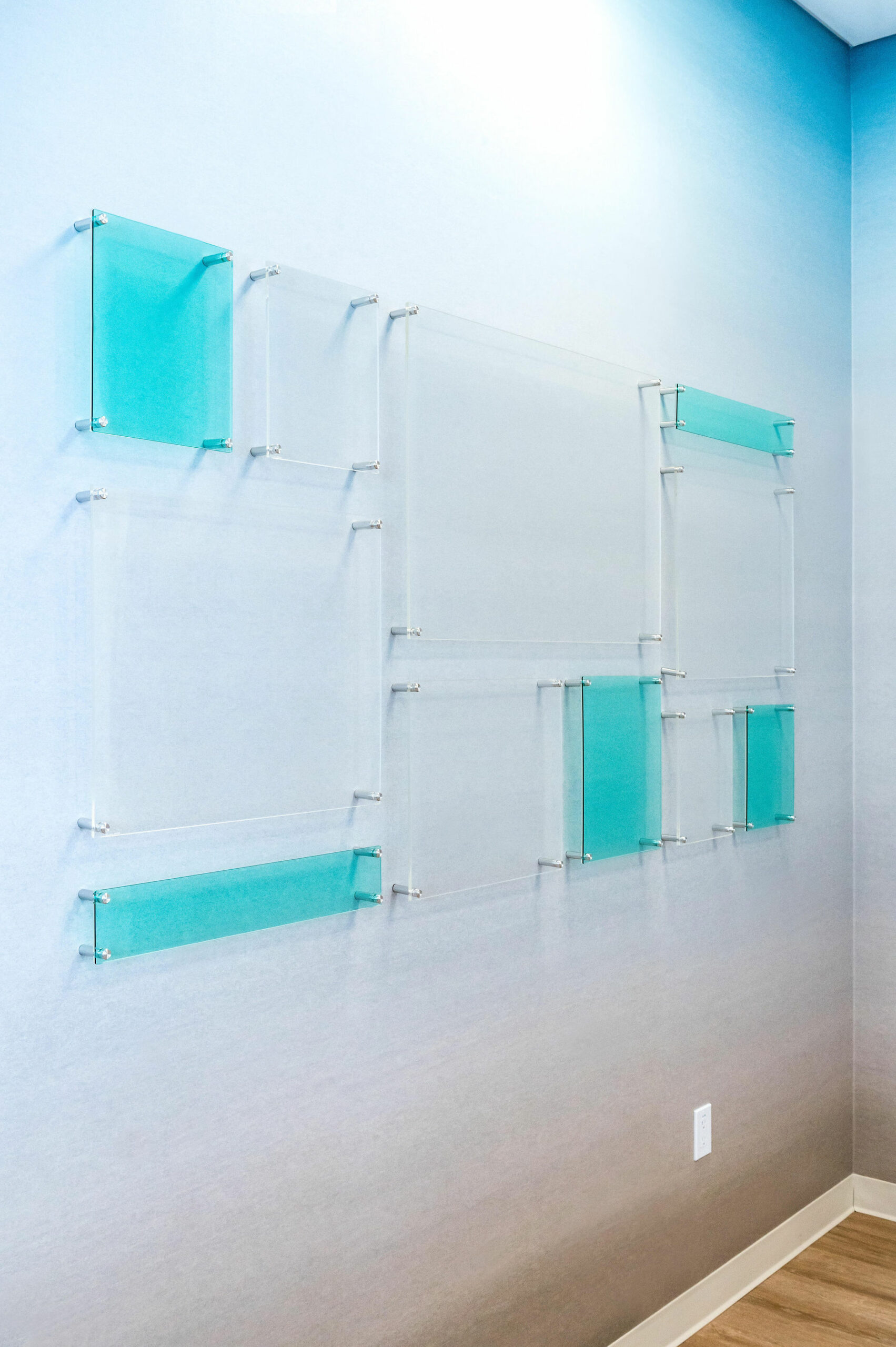 Glass Wall Art Installation